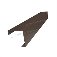 Планка угла декоративная на столб 60мм 62х62 х 2000 (VALORI-20-DarkBrown-0.5)