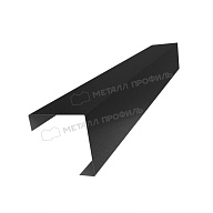 Планка угла декоративная на столб 60мм 62х62 х 3000 (VikingMP E-20-9005-0.5)