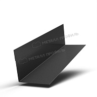 Планка угла внутреннего 75х75х3000 (VALORI-20-DarkGrey-0.5)
