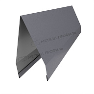 Ламель-Жалюзи двухсторон. 60мм 114/30/60 х 2500 (VALORI-20-Grey-0.5)